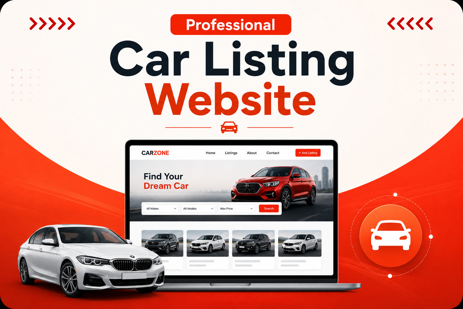 Car Listing Website Pack